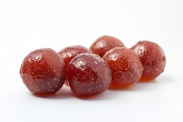 Delicious Gulab Jamun Isolated on Solid Background