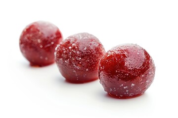 Indian Gulab Jamun Isolated on Solid Background