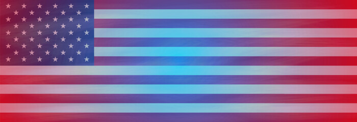 National flag of the United States of America.