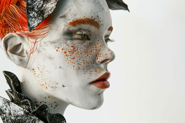 Creative and colorful fashion art