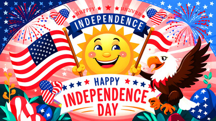 Happy 4th of July USA Independence Day