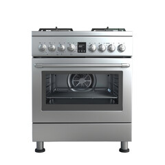 Industrial Oven font view on White Background