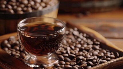 Brewed Beverage made from Roasted Beans