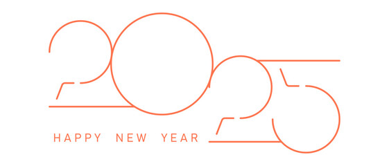 2025 new year logo.New business goal strategy concept. 2025 goal planning business concept
