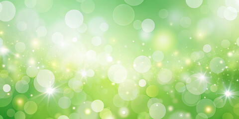 Obraz premium green bokeh background Generate AI