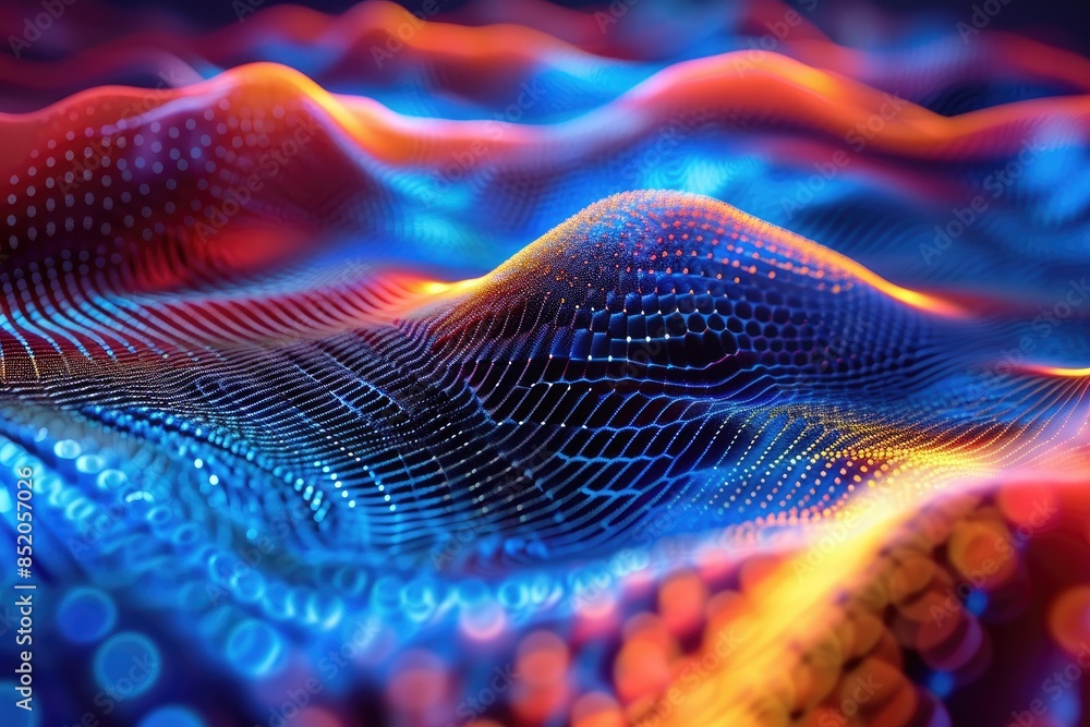 Poster a computer screen with a spiral design on it, Examine the behavior of quantum information