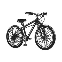 Fototapeta premium Classic bicycle vector icon design. bicycle bike icon on white background.