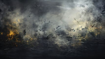 Black Cracked Texture overlay Grunge style abstract background 
