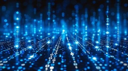 Encryption artistry  data streams transformed into intricate symbols, emphasizing data protection