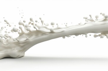 A milky bone shape represents the concept of strength derived from milk.