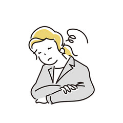 Office worker's emotions