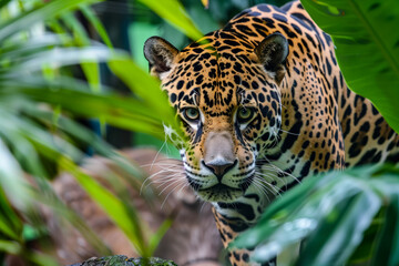 Obraz premium Tropical animal jaguar