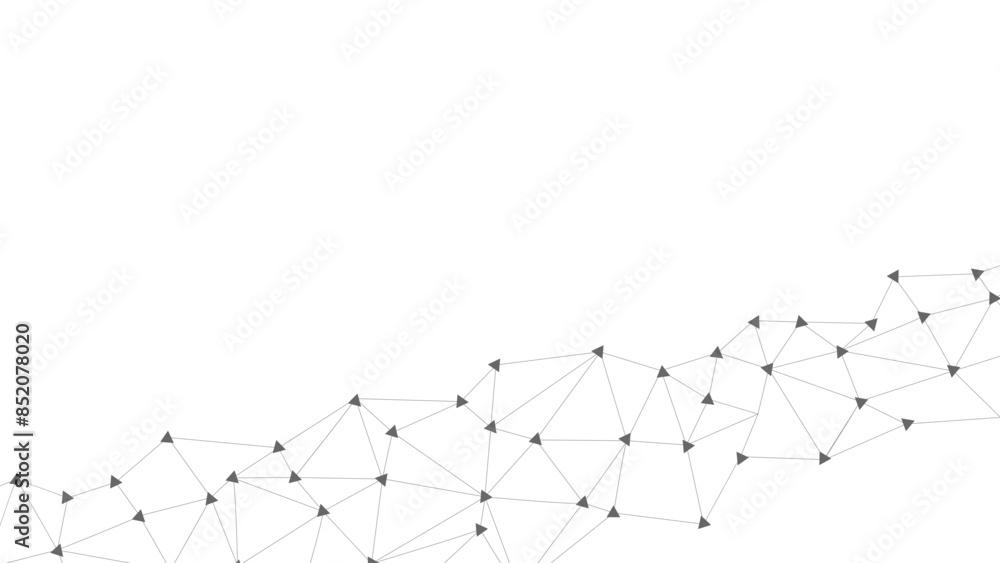 Poster Abstract technology background. Plexus mesh backdrop. Vector