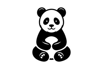 panda, bear, animal, cartoon, illustration, vector, 