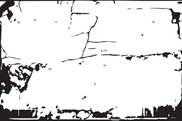 Black and White Texture Background Overlay Monochrome Vector Illustration
