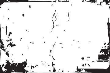 Black and White Texture Background Overlay Monochrome Vector Illustration