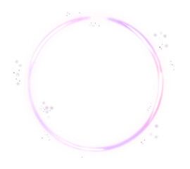 Circle light pink and purple with blur and light illustration
