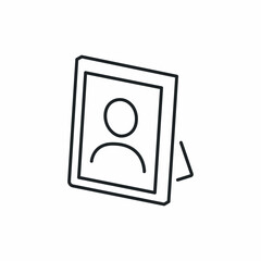 table photo frame picture icon