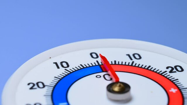 a thermometer rises from minus 12 degrees Celsius to plus 4 degrees