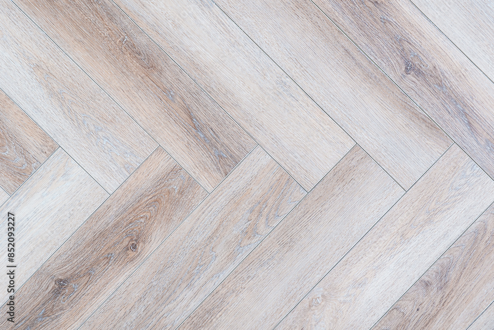 Fototapete a wooden floor with a checkered pattern. the floor is made of wood and has a light color. the checke