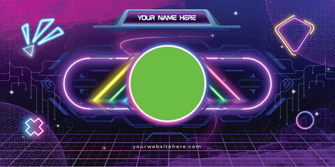 Neon Gaming Channel Dive Into Vibrant Gaming and Tech