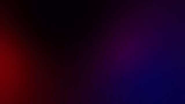 Abstract animated colorful purple, pink, red, dark blue, black gradient motion background video 4K