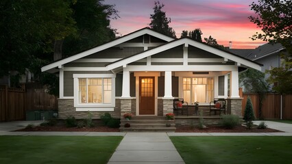 california bungalow vs craftsman
