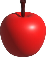 red apple