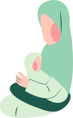 Character Of Muslim Mother Breastfeeding