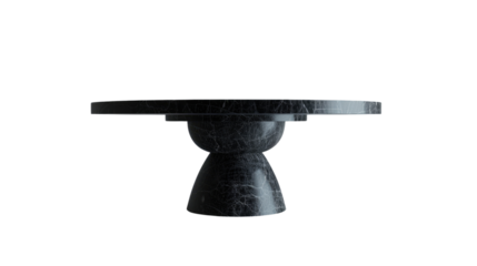 Wooden table on a transparent background