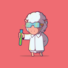 Cute Sheep Doctor Mascot Images
