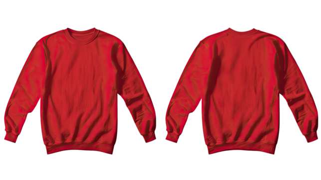 Sweatshirt on a transparent background