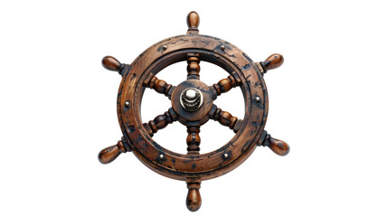 Obraz premium Rudder on a transparent background