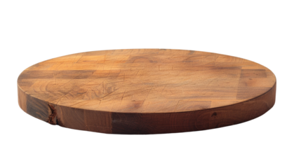Wooden board on a transparent background