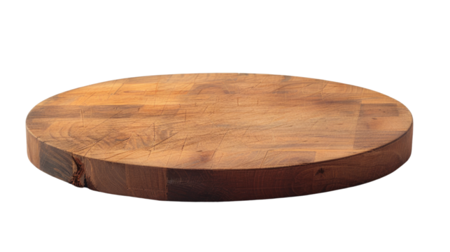 Wooden board on a transparent background
