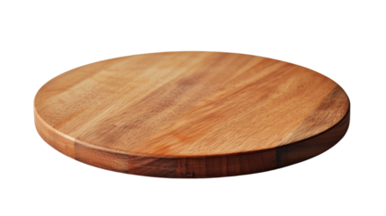 Wooden board on a transparent background