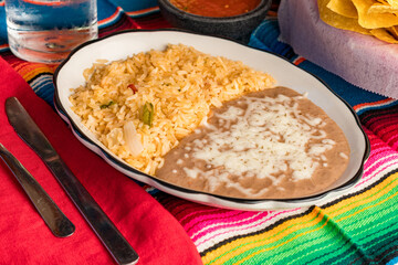 Mexican rice and beans