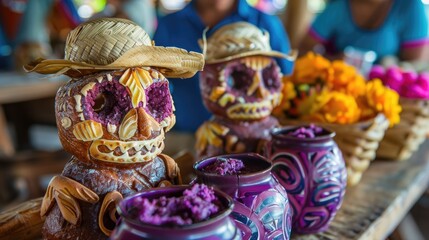 Ecuador s Day of the Deceased also known as Dia de los Difuntos is celebrated with traditional Ecuadorian bread figures called Guaguas de pan and a purple porridge known as colada morada