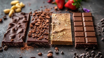 Celebrate World Chocolate Day with a variety of four delectable chocolate bars