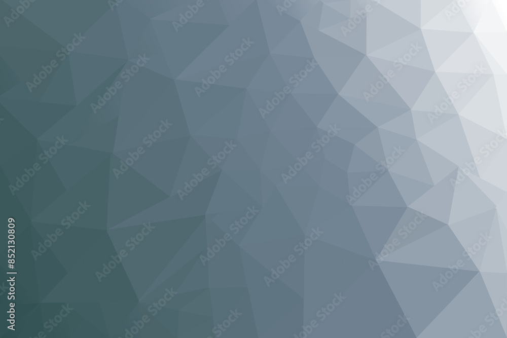 Poster low poly gradient background with shades of blue gray and white for web design and graphics
