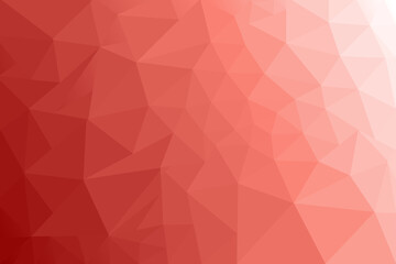 Fototapeta premium Red Peach Gradient Low Poly Geometric Background for Web Design and Projects