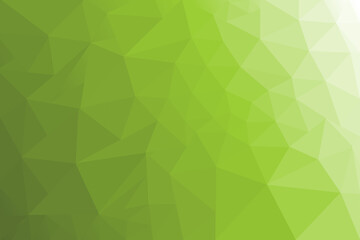 Low Poly Green Gradient Background Abstract Geometric Green Shades - Ideal for Web and Graphic Design
