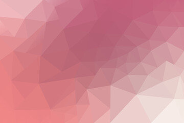 Obraz premium Abstract Low Poly Background in Shades of Pink and Red with Gradients for Web Design
