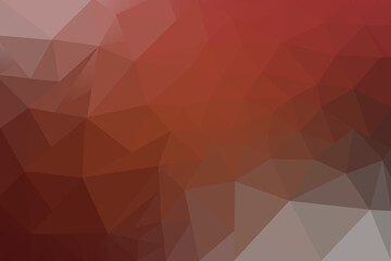 Low Poly Red and Brown Gradient Background with Geometric Patterns for Design and Web Projects