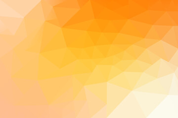 Low Poly Gradient Background with Warm Orange and Yellow Tones for Graphic Design and 