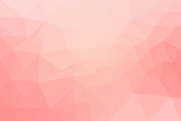 Obraz premium Low Poly Gradient Background with Shades of Pink and Peach for Creative Design and Branding