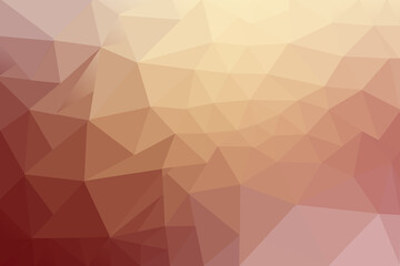 Low Poly Gradient Background with Warm Red Orange and Yellow Tones for Websites and Presentations