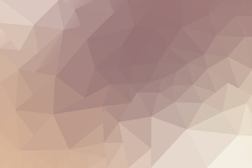 Low Poly Gradient Background with Soft Beige and Muted Pink Colors for Websites or Presentations