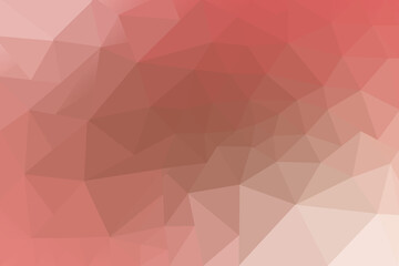 Low Poly Geometric Background in Coral and Salmon Hues for Modern Design Projects