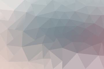 Abstract Low Poly Background in Soft Pastel Shades of Blue Gray Purple and Pink for Web Design